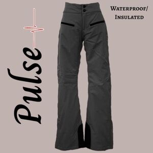 Pulse Dark Gray Flare Pants